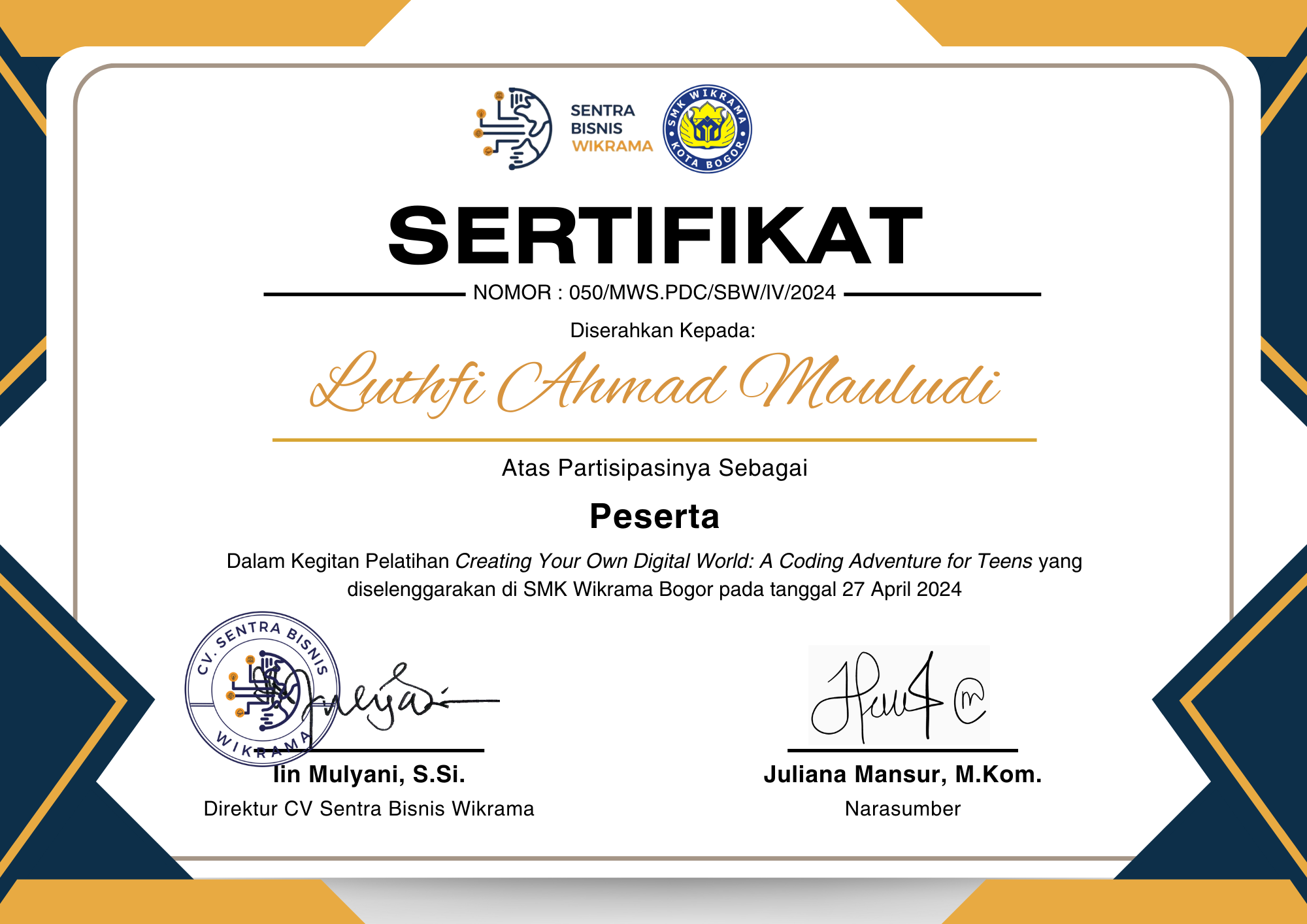 sertifikat 5